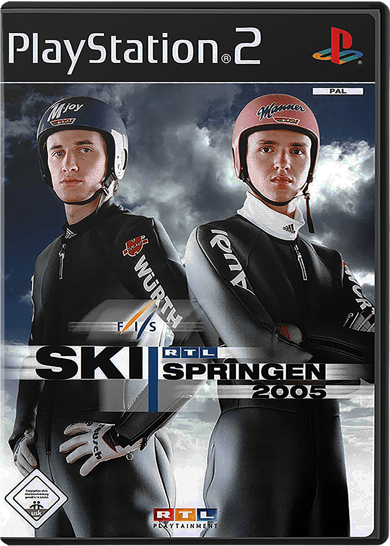 RTL Ski Jumping 2005 box art for Playstation 2